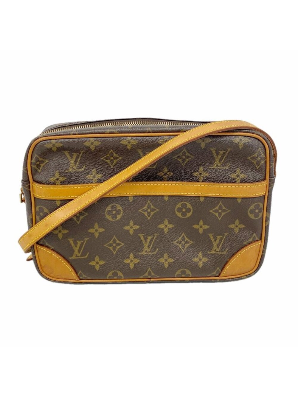 Louis Vuitton Shoulder Bag Monogram Trocadero 27 Brown
